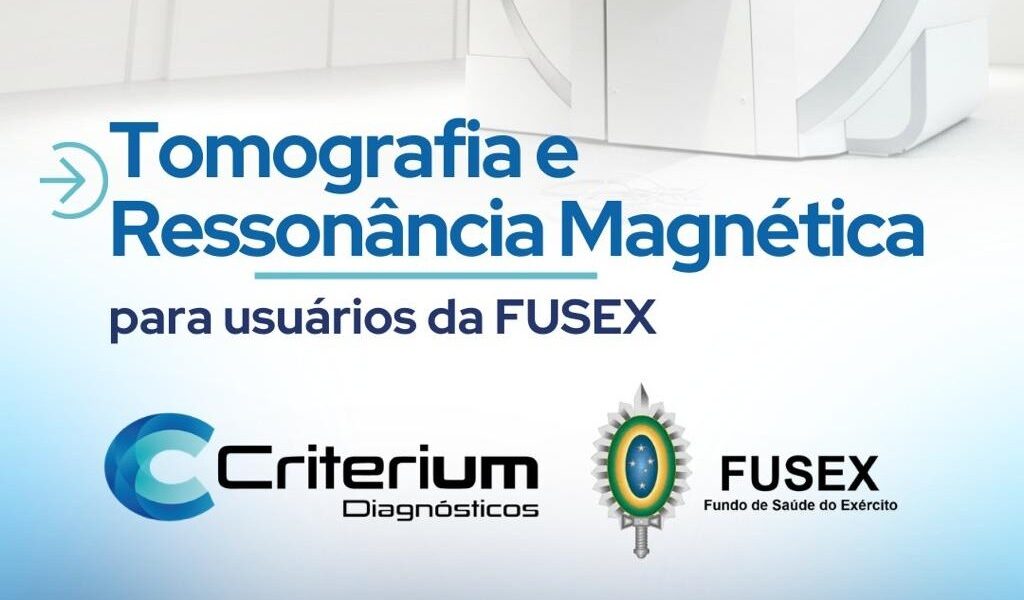 FUSEX: onde fazer Tomografia e Ressonância Magnética em Fortaleza. Criterium Diagnósticos responde.