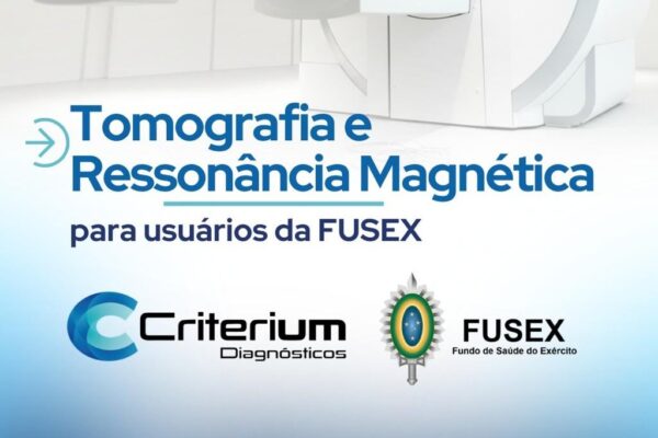 FUSEX: onde fazer Tomografia e Ressonância Magnética em Fortaleza. Criterium Diagnósticos responde.